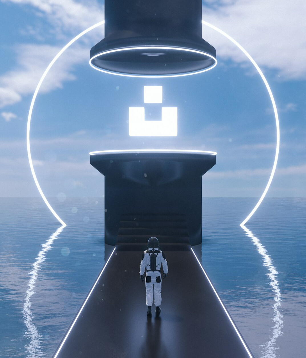 futuristic insurance concept